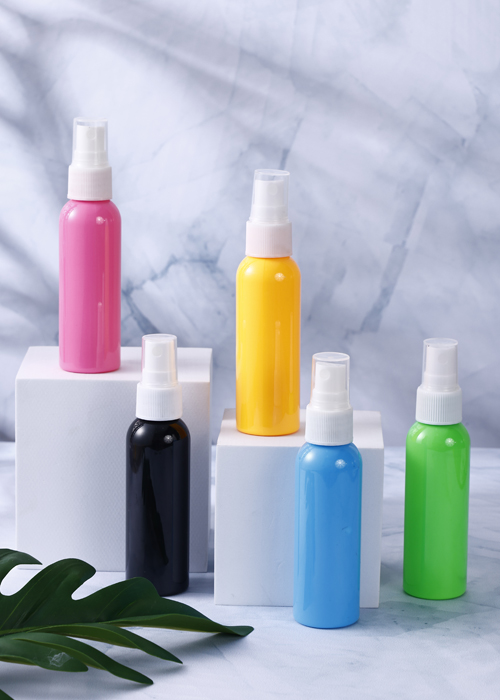 60ml PET màu rắn màu chai tròn