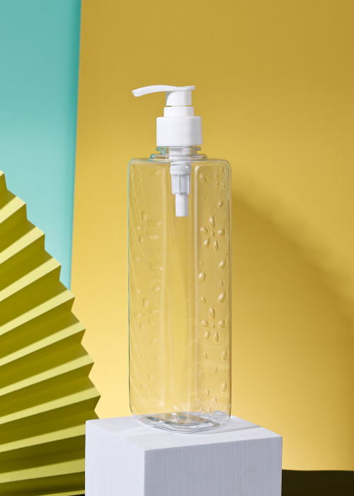 Chai nước rửa tay 400ml PET Clear Lotion Pump