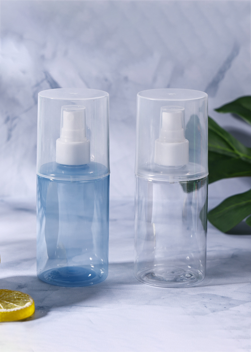 Chai xịt trong suốt hình trụ tròn 200ml PET