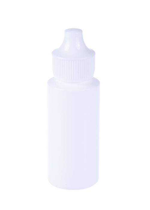 Chai tròn chất lỏng năng lượng tế bào PE 30ml có nắp đầu bên trong