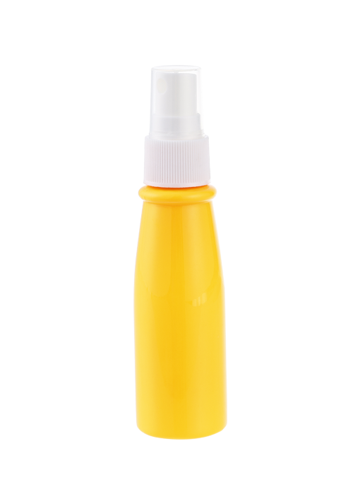 60ml màu thực chai PET hình nón chai xịt khử trùng cồn