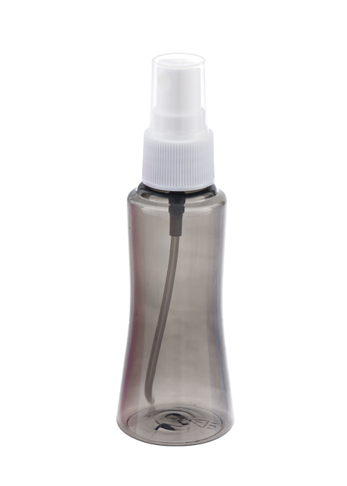 60ml màu trong suốt PET chuông miệng chai xịt kính làm sạch chai cồn khử trùng