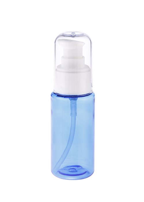 Chai xịt hình trụ PET màu trong suốt 60ml