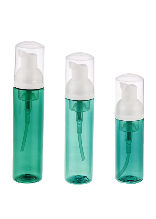 Chai nước rửa tay 60-120ml màu xanh lá cây chai bơm bọt PET chai nước rửa tay