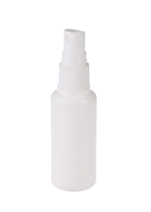 Chai vai tròn phun trắng 60-100ml PE