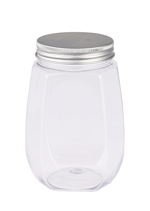200-400ml PET nắp nhôm chai tròn Chai đóng gói thực phẩm hạt