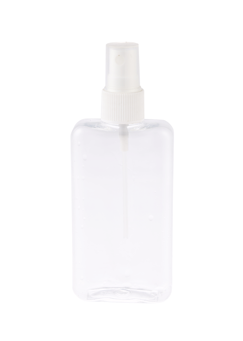 Chai xịt PET trong suốt hình bầu dục phẳng 100ml