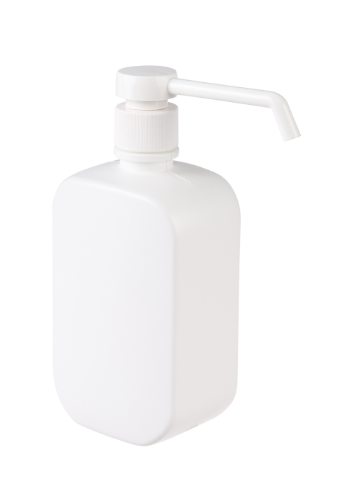 500ml PE chai nước rửa tay dùng một lần chai khử trùng