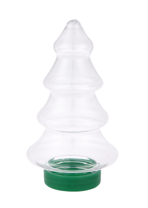 Chai PET trong suốt 300ml Cây thông Giáng sinh